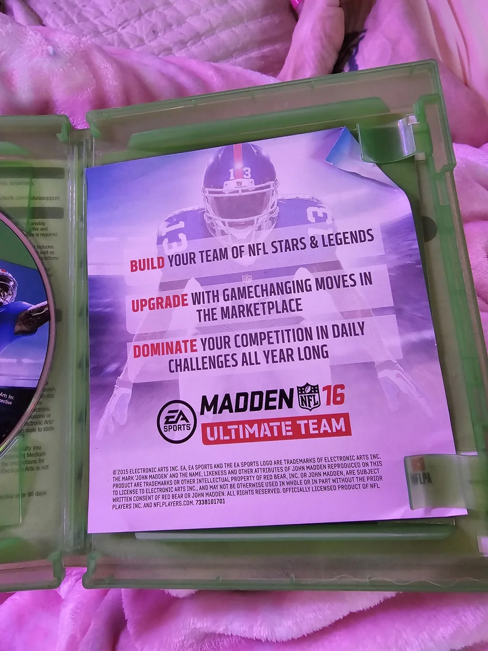 Madden NFL 16 for Xbox One Lightly Used Retail $23